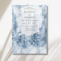 Casamento Floresta Montanha Pinheiro Neve Inverno