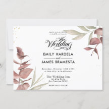 Casamento Fluoral Eucalyptus Watercolor Budget