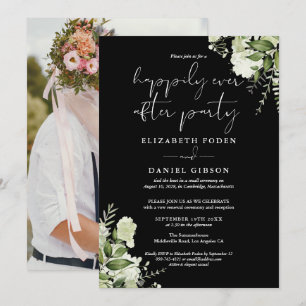 Convites Casamento Focado Greenery Happily Ever After Foto