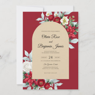 Convites Casamento Folha Carmesim