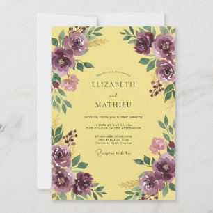 Convites Casamento Folhagem de Plumagem de Milho