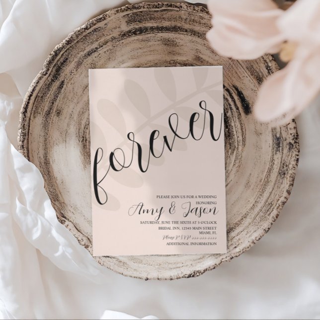 Convites Casamento Forever Leaf (Criador carregado)