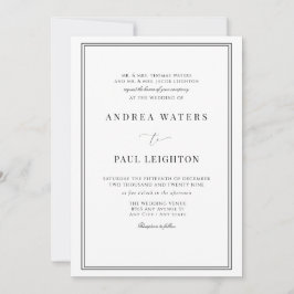 Convites Casamento Formal