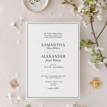 Casamento Formal Clássico Preto e Branco Elegante