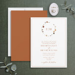 Convites Casamento Formal De Laranja Floral Monograma<br><div class="desc">Você está se preparando para o grande dia? Não se esqueça de começar o seu casamento com este maravilhoso convite para casamentos de torres de laranja queimados. Sua design minimalista, mas elegante, em uma bela matiz laranja queimada permitirá que seu anúncio especial se destaque da multidão. A elegante camada floral...</div>