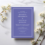 Convites Casamento Formal de Lavanda Roxo Moderno Elegante<br><div class="desc">Convite para Casamento Formal de Lavandas Roxo Elegante Moderno</div>