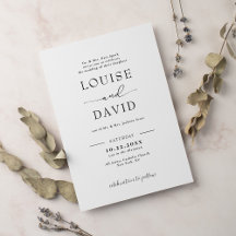 Casamento formal de preto e branco