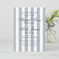 Casamento Formal Elegante Azul Striped