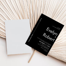 Casamento Formal Elegante Minimalista