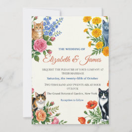 Convites Casamento Formal Elizabeth & James
