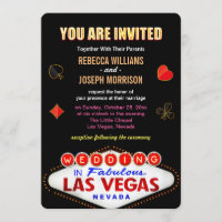 Casamento Formal em Fabulosa Las Vegas Sinal Poker