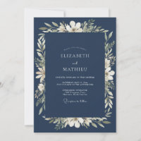 Casamento Formal Solene Azul Marinho