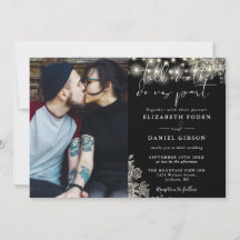 Casamento Foto Luzes Florais Preto E Branco Gótico