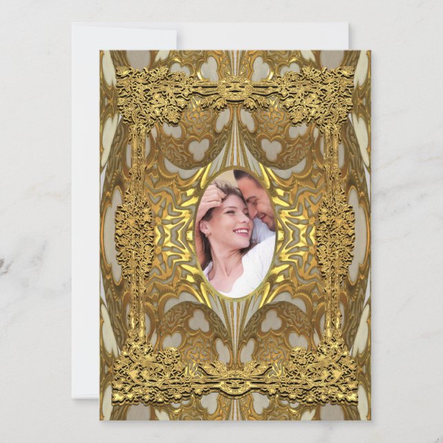 Convites Casamento Fotográfico Cardellastine 5,5 x 7,5" (Frente)