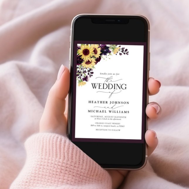 Convites Casamento Fotográfico com Cores de Cobra de Girass (Criador carregado)