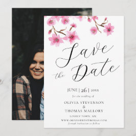 Convites Casamento Fotográfico de Cerejeira Rosa Salve a Da
