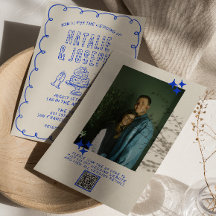 Casamento Fotográfico de Código QR Quirky Desenhad