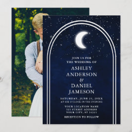 Convites Casamento Fotográfico de Estrelas Celestiais de Ar