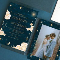 Casamento Fotográfico de Moon Indigo Celestial das