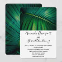 Casamento Fotográfico de Palm Frond Verde