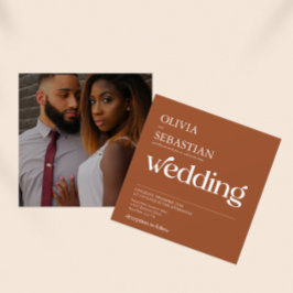 Convites Casamento FotoTerracotta na Praça da Tipografia Mo