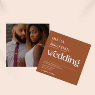 Convites Casamento FotoTerracotta na Praça da Tipografia Mo