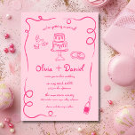 Convites Casamento Francês Com Desenho Vintage, De Mão Rosa<br><div class="desc">Ponha o tom para uma celebração de eterno com este Convite de Casamento Whimsical Francês Vintage, Desenhado à Mão. Apresentando ilustrações florais artísticas e intrincadas e uma fonte romântica inspirada na safra, esta design exumenta elegância e charme. Seus elementos balísticos se combinam perfeitamente com a estética rural francesa, criando um...</div>