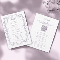 Casamento Francês Vitoriano Lavanda Tudo em Um