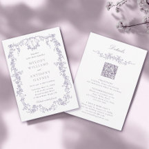 Casamento Francês Vitoriano Lavanda Tudo em Um 
