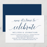 Casamento Fuga, Agora é hora de celebrar Invi