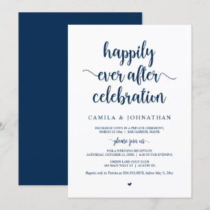 Convites Casamento Fuga, Celebração Feliz para Sempre