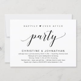 Convites Casamento Fuga e Festa Felizes para Sempre