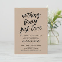 Casamento Fuga, Nada de Luxo, Apenas Amor, Kraft
