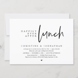 Convites Casamento Fugitivo, Almoço de Felizes para Sempre