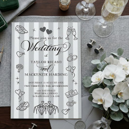 Convites Casamento Gay Dois Noivos Desenhos Caprichosos