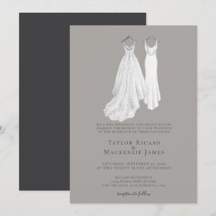 Convites Casamento Gay Elegante Duas Noivas com Vestidos