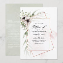 Casamento Geométrico de Eucalipto com Aquarela Anê