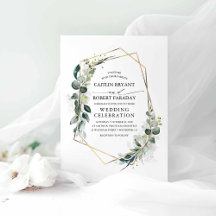 Casamento Geométrico dos Eucalyptus Greenery