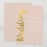 Casamento Glam Bege Moderno Brilhante com Lamina D