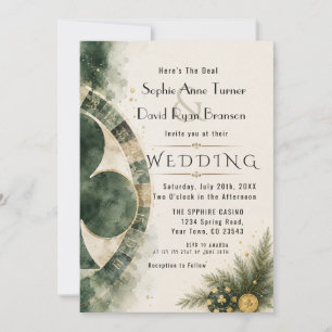 Convites Casamento Glam Casino Las Vegas Anos 20 Gatsby
