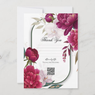Convites Casamento Glam Floral Jardim Flor de Cerejeira em 