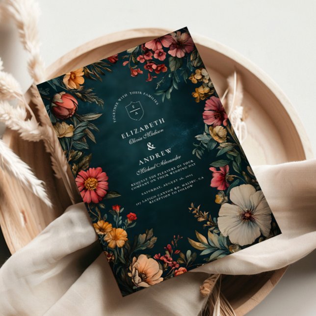 Convites Casamento Glamour Assustador (Criador carregado)