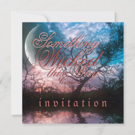 Convites Casamento Gótico de Halloween Sonhado