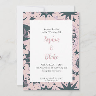 Convites Casamento Harmonia Celestial
