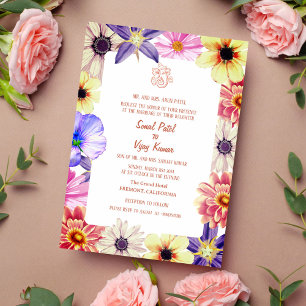 Convites Casamento Hindu Indiano Ganesha