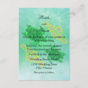 Convites Casamento Honu Havaiano