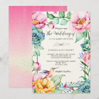 Casamento Hummingbird Motif