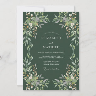 Convites Casamento Hunter Leafy