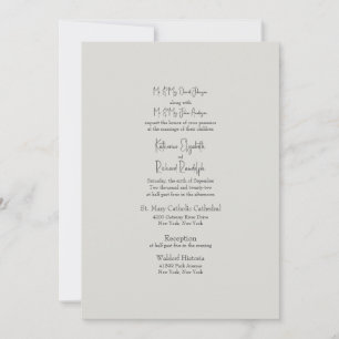Convites Casamento Igreja Bege Eucalipto Cruz