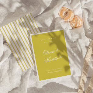 Convites Casamento Ilha Citrus Old Money Save the Date